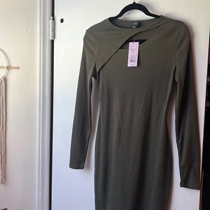 Wild fable body con long sleeve